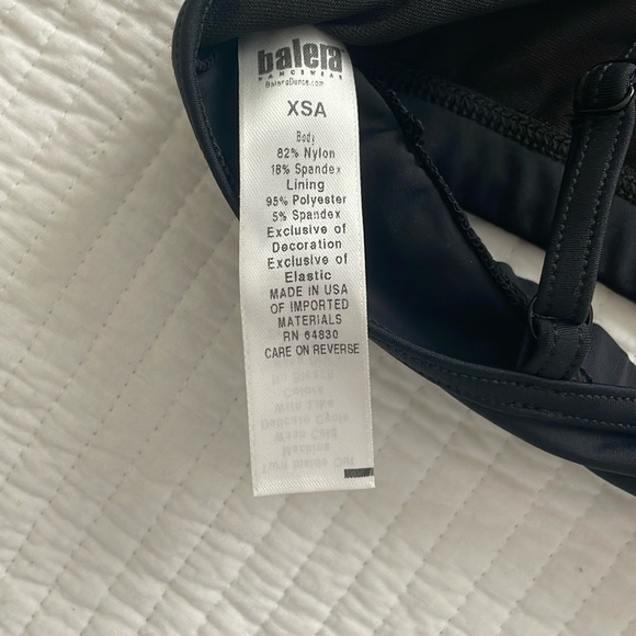 Balera Classic Black Women's Dance Bra - Picture 5 of 6